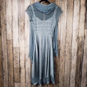 Komarov Keyhole Neckline Midi Dress - M